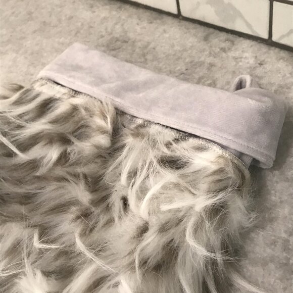 Trimsetter Faux Fur Christmas Stocking Set Plush Holiday Winter Decor Dillards - Picture 3 of 7